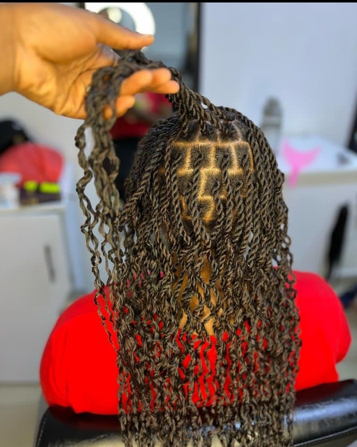 Twists fins longs